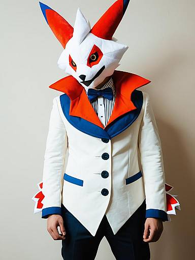 Man in Volcarona Cosplay Costume