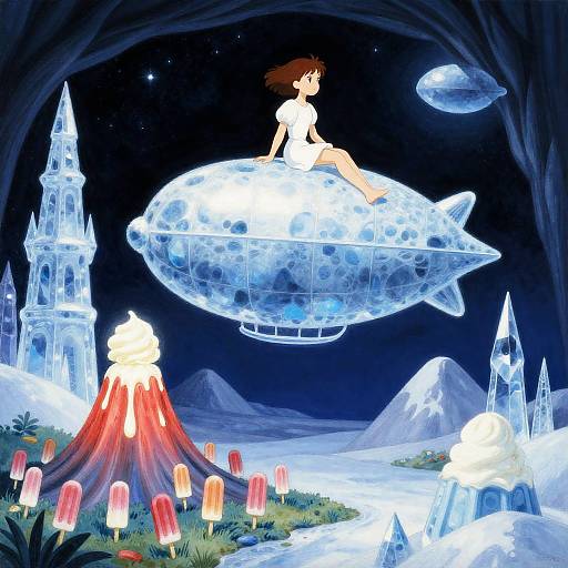 Surreal Ice Fantasy Adventure