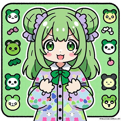 Illustration of Morinaka kazaki, nijisanji in the style of Kurororo rororo