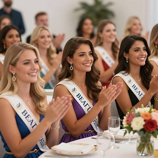 Captivating Beauty Pageant Audience Moment