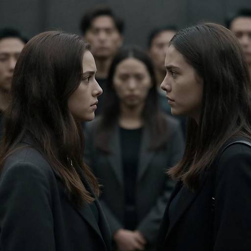 Intense Encounter in Dim Lighting