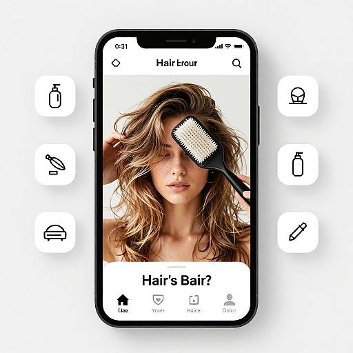Online Hair Fixing Tool App