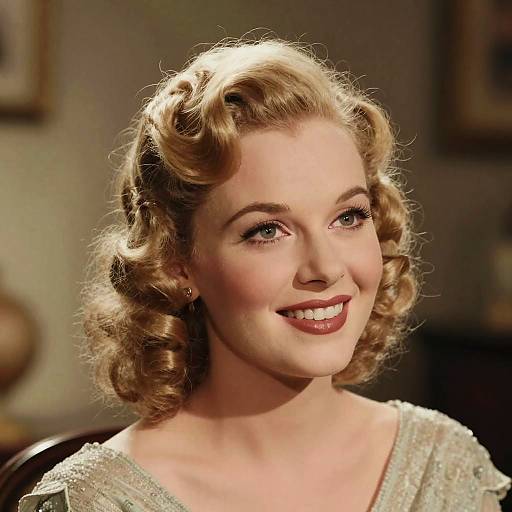 Vintage Honey Blonde Shirley Temple Style