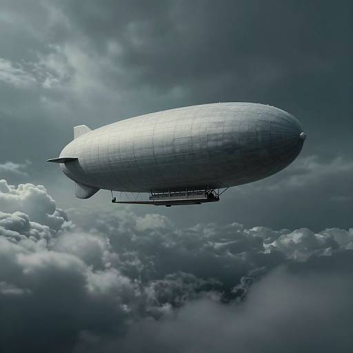Haunting Airship Between Heaven and Abyss