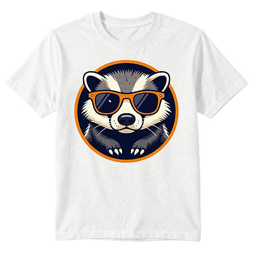 Retro Aggressive Honey Badger T-Shirt