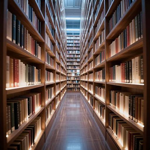 Cyberpunk Ethereal Infinite Library