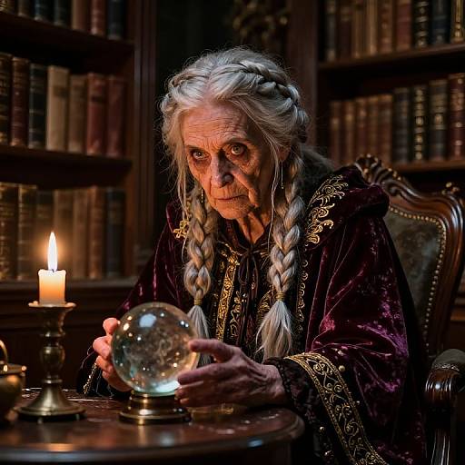 Ultrarealistic Portrait of Fortune Teller