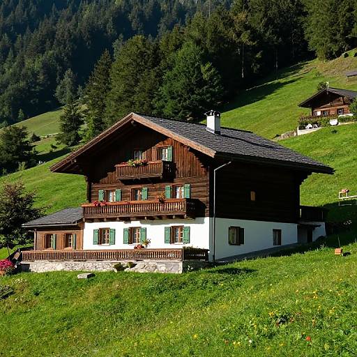 Alpine Mansion on Verdant Hillside
