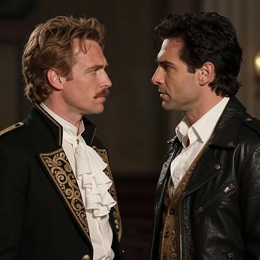 Intense Standoff: Two Distinct Characters