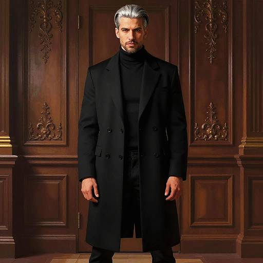 Stylish Man in Luxurious Interior