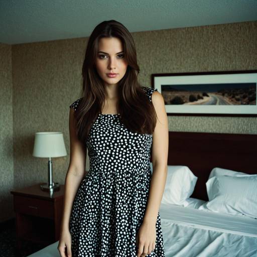 Realistic Portrait of a Girl in Dress