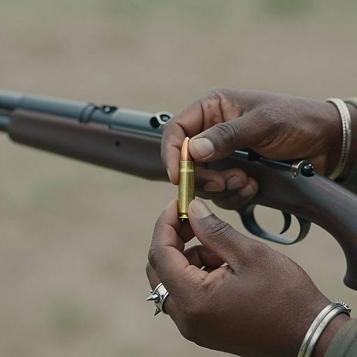 Loading a Bullet: A Close-Up Perspective