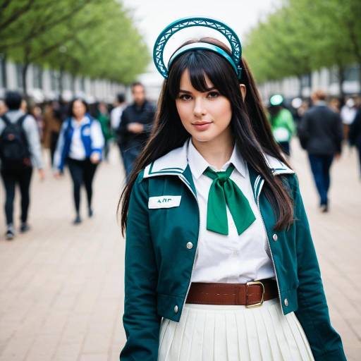 Lifestyle costume photo of Airi (band) (blue archive). Cosplay clothes