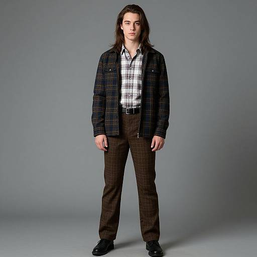 Realistic Portrait of Casual Male