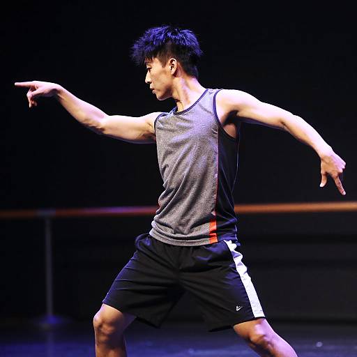 Shaggy Cut Male Dancer Editorial