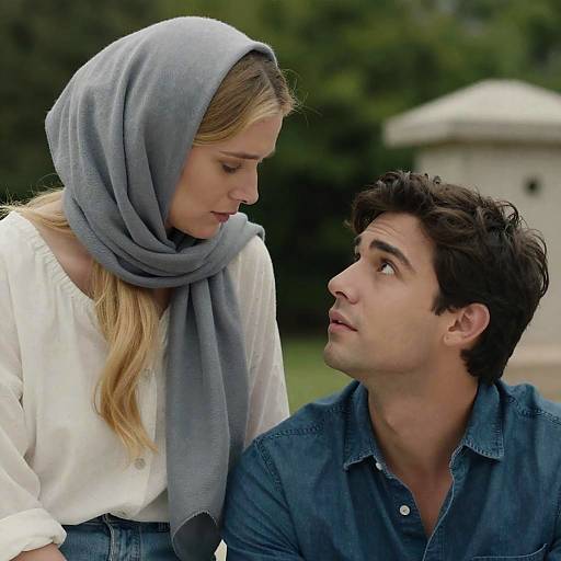 Intimate Outdoor Portrait of a Couple