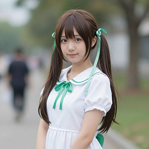 Anime Girl in Fairy Costume