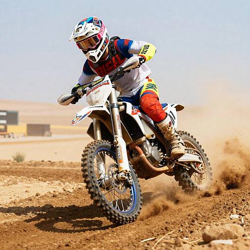 Dynamic Desert Motocross Racer Anime