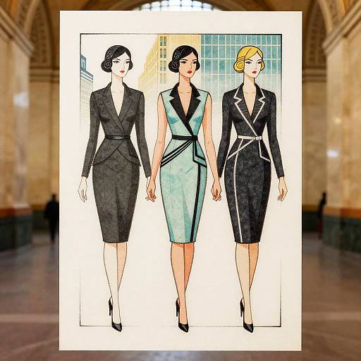 Art Deco Revival in Subway Fashion