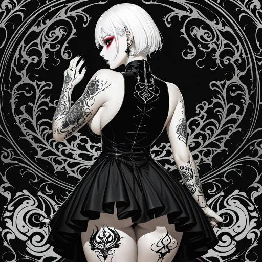 Goth Fashion Portrait of a Girl