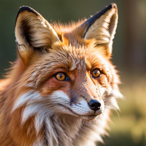 Close-up of Red Fox Face