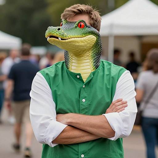 Crocodile Dundee Costume Outdoor Portrait