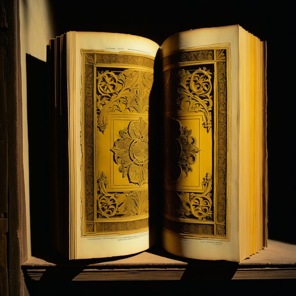 Chiaroscuro Photography of a Forgotten Book