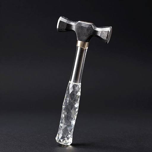 Crystal Hammer Photorealistic Render