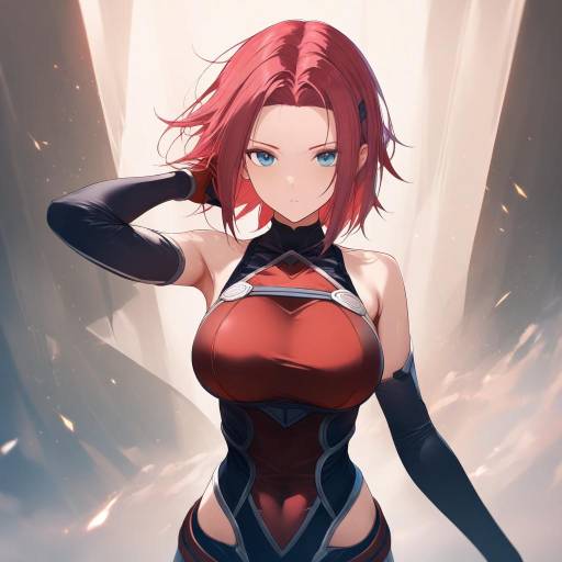 Kouzuki Kallen: Red-Haired Beauty