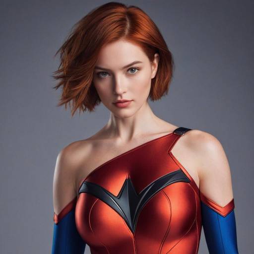 Strong Female Superhero Portrait
