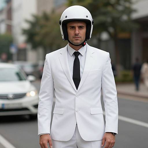 White Race Car Driver Costume