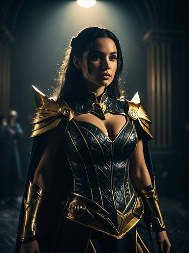 Dramatic Lavagirl Fantasy Cosplay