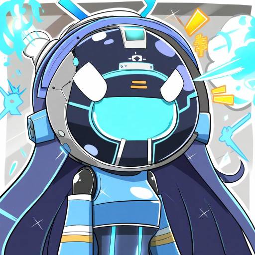 Illustration of <key> (robot) (blue archive), blue archive in the style of Rindou (p41neko)