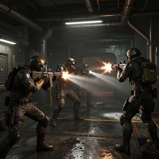 3D Modern Warfare Close-Quarters Combat