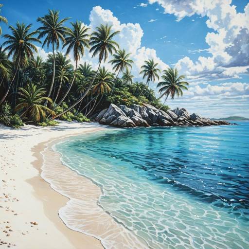 Tropical Paradise with Crystal Waters Tropical Paradise with Crystal Waters