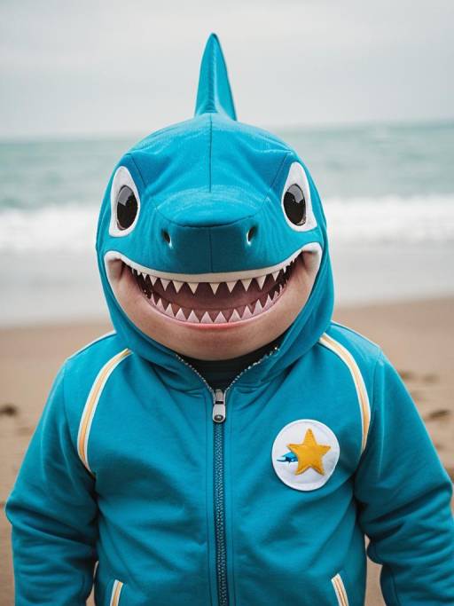 Cinematic Portrait of Baby Shark Cosplay