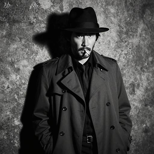 Keanu Reeves Film Noir Pose