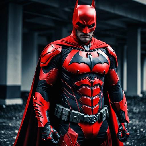 Red Death Batman Cosplay Costume