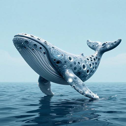 Futuristic Organic Ocean Structure