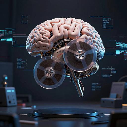 Mechanical Brain with Tape Reels