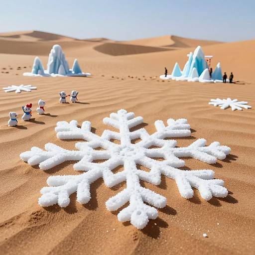 Snowflake Sand Desert Festival