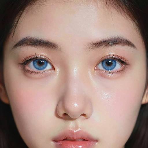 Hyper-Realistic Portrait of Young Woman