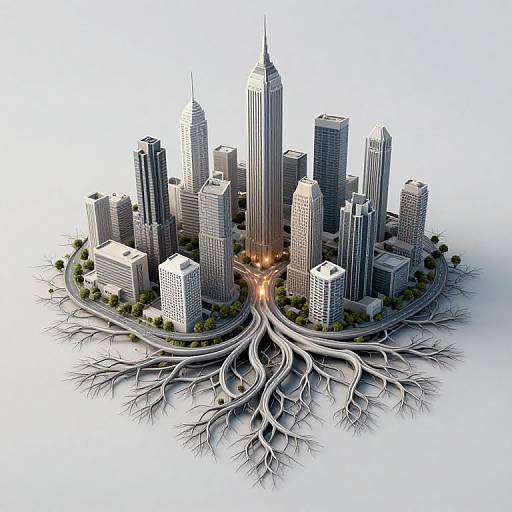 Neural Cities Rooted in Thought