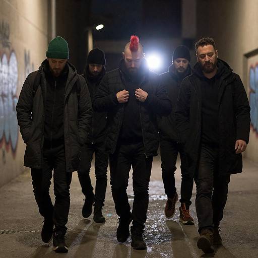 Night Alleywalkers with Red Mohawk