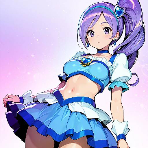 Illustration of Aono miki, precure in the style of Onono imoko