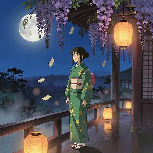 Mystical Night at Temple Balcony