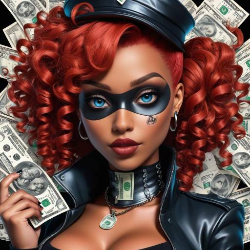 Ghetto Female Cartoon with Attitude
