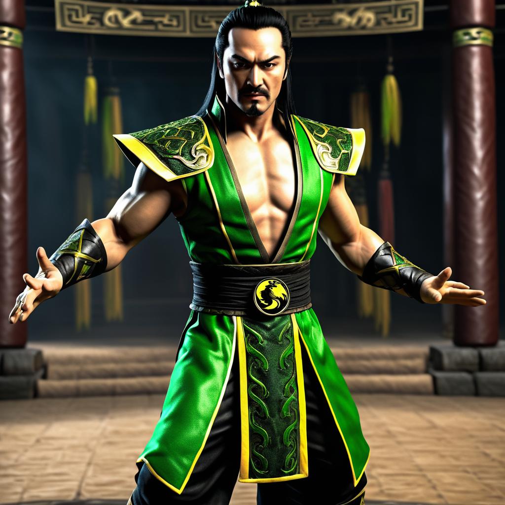 Photorealistic Shang Tsung Portrait