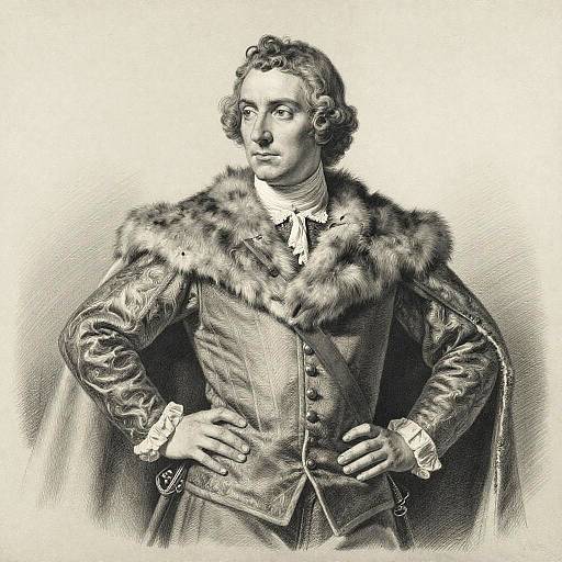 Elegant Portrait of Noble Huntsman