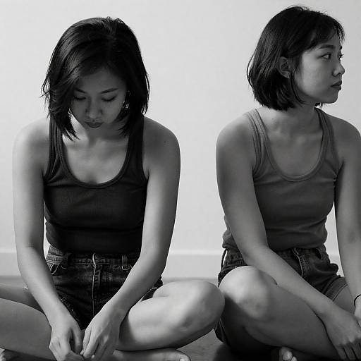 High Contrast Black and White Portrait